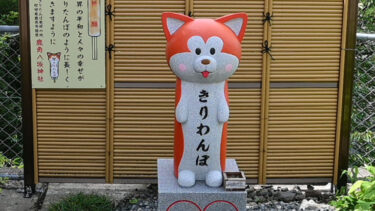 和秋田名产合二为一！？鹿角八坂神社的“米棒犬”祈愿世界和平