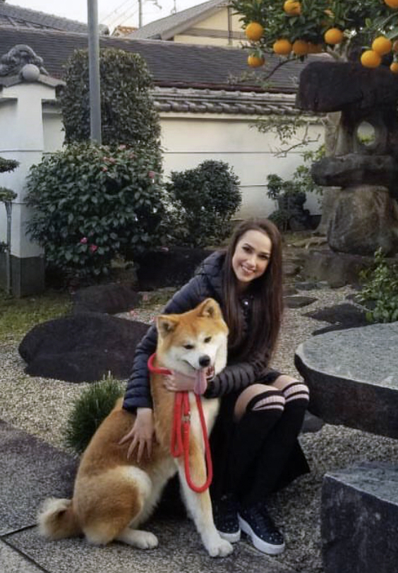 ザギトワさんと会ったよ 大館 秋田犬の里 かっちゃん 秋田犬新聞