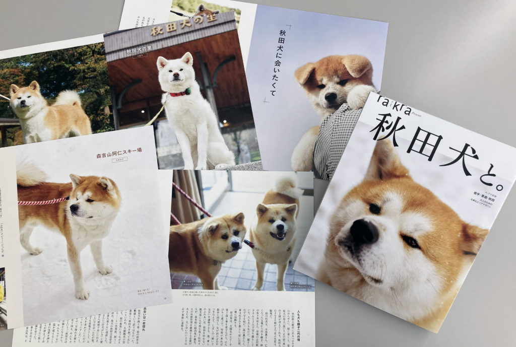ラ クラ が秋田犬ムック本 会える スポット紹介 秋田犬新聞